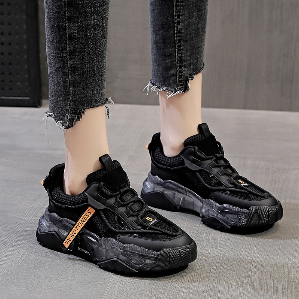 Autumn New Women's Thick Bottom Breathable Trendy Casual Sports Shoes