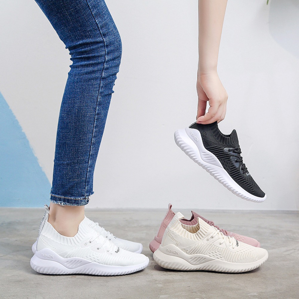 Spring New Women's Breathable Sneakers Student Casual Running Sports Shoes