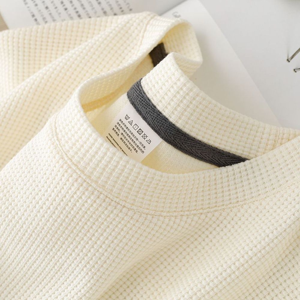 Round Neck Short Sleeve T-Shirt Retro Men's Top